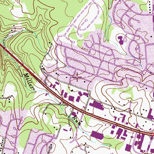Topographic Map of Catonsville Gateway, MD