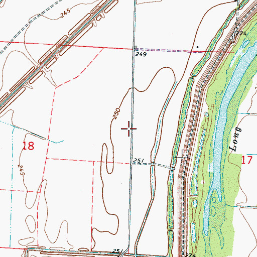 Topographic Map of Sanctified Church (historical), AR
