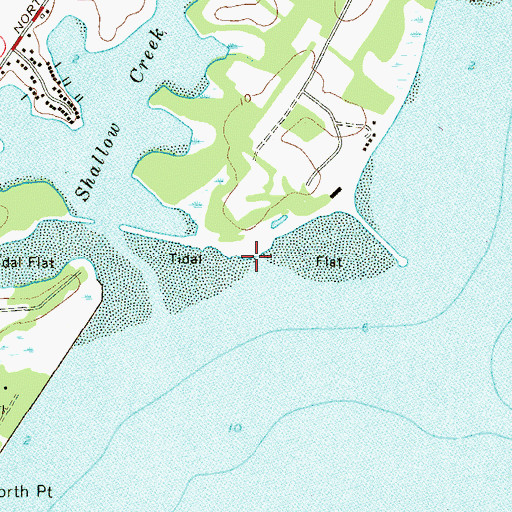 Topographic Map of Sedgy Point, MD