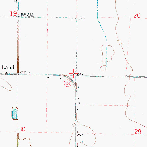 Topographic Map of Promised Land School (historical), AR