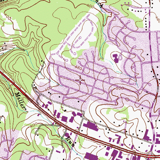 Topographic Map of Westerlee, MD