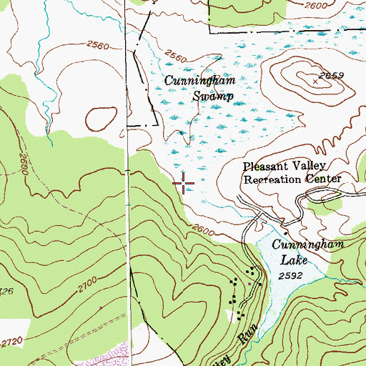 Topographic Map of Pleasant Valley Run Dam, MD