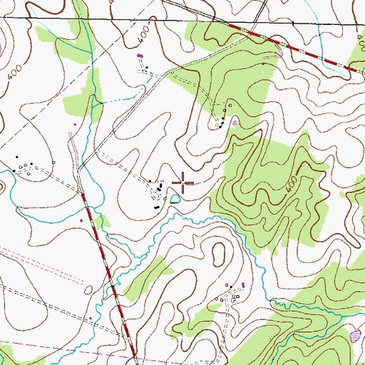 Topographic Map of Johns Hopkins University Dam, MD