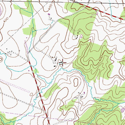 Topographic Map of Johns Hopkins Pond, MD
