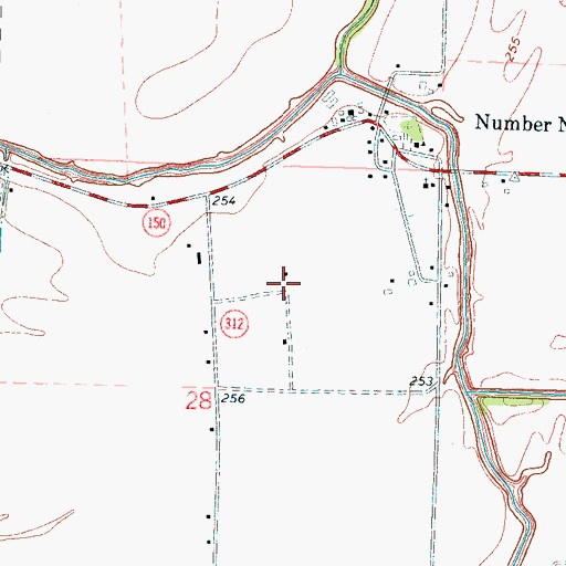 Topographic Map of Nog School (historical), AR