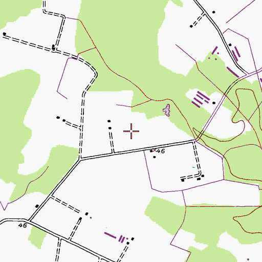 Topographic Map of Smithville Lake Dam, MD