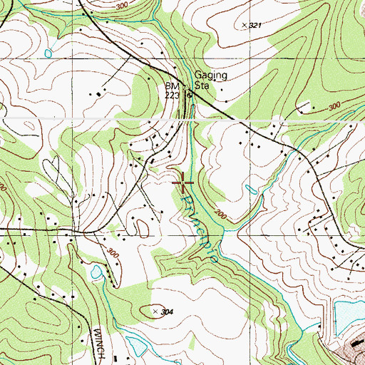 Topographic Map of Mason-Dixon Sand and Gravel Company of Pennsylvania Dam, MD