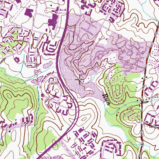 Topographic Map of Lake Whetstone, MD