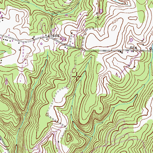 Topographic Map of Haul Road Dam, MD