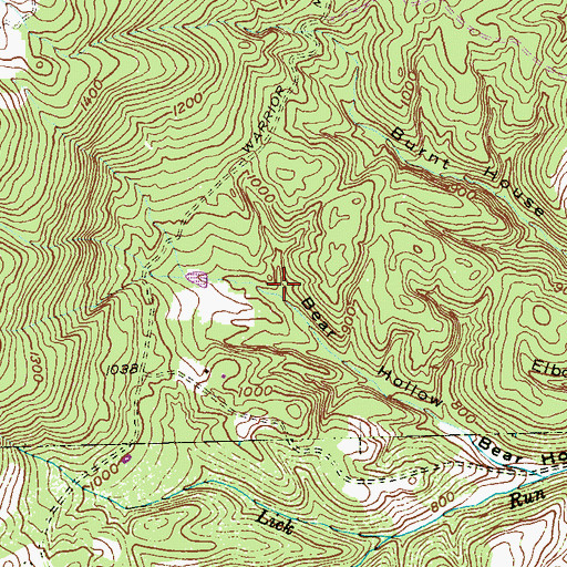Topographic Map of Don Pleasant Dam, MD