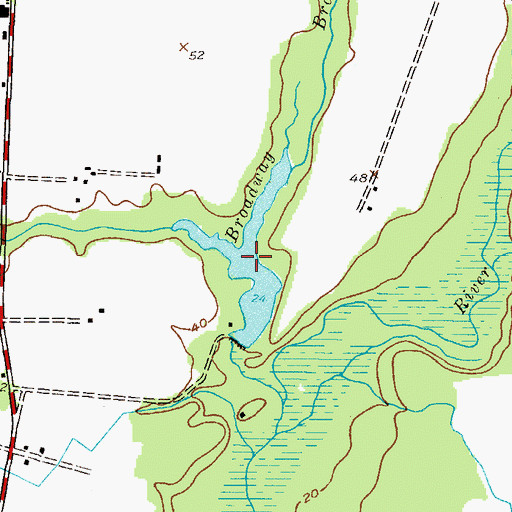 Topographic Map of Lake Bonnie, MD