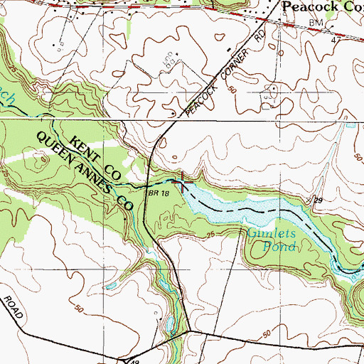 Topographic Map of Jones Lake Dam, MD