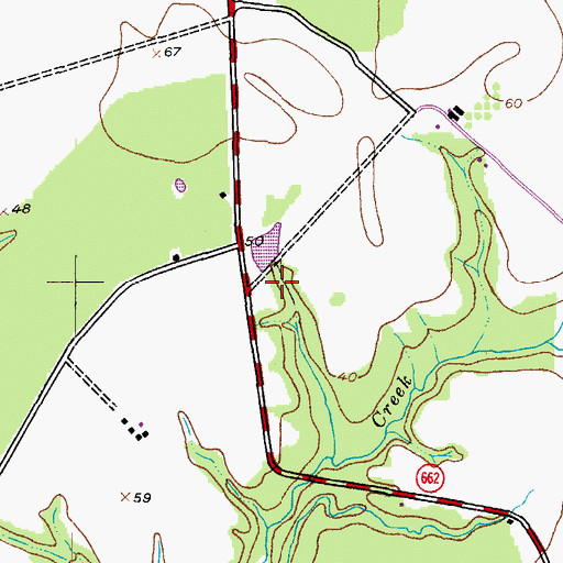 Topographic Map of Boyd Farm Pond Dam, MD