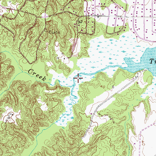 Topographic Map of Killpeck Creek, MD