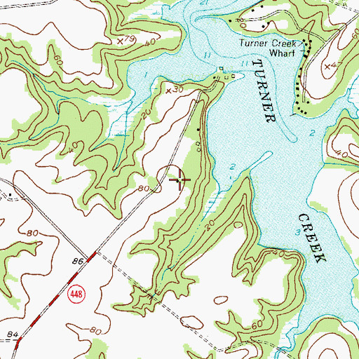 Topographic Map of Kent Museum, MD
