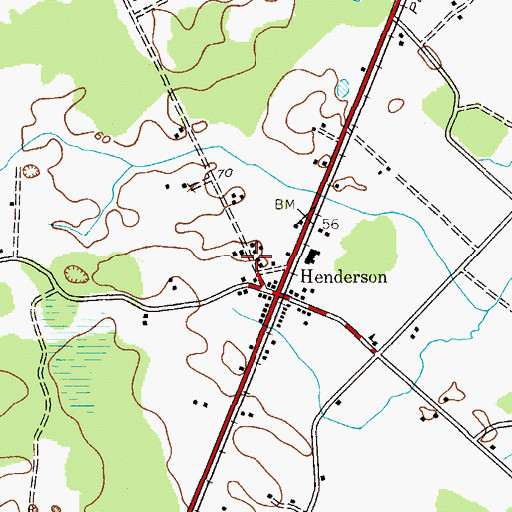 Topographic Map of Church of Christ in Christian Union, MD