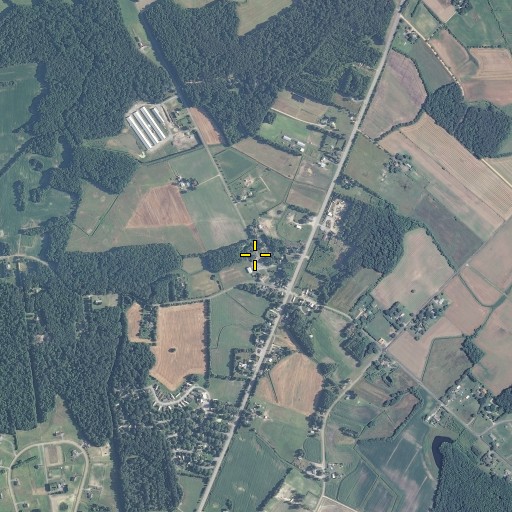 Aerial/Satellite Image of Church of Christ in Christian Union, MD