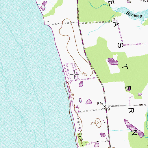 Topographic Map of R J Campground, MD