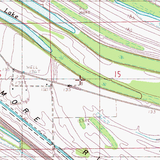 Topographic Map of Holly Grove Church, AR