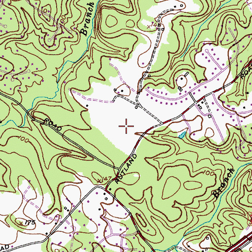 Topographic Map of Fairview Airport, MD