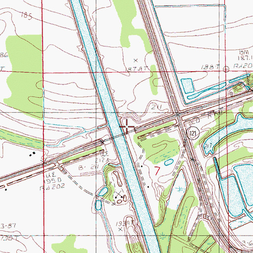 Topographic Map of Mount Olive Church (historical), AR