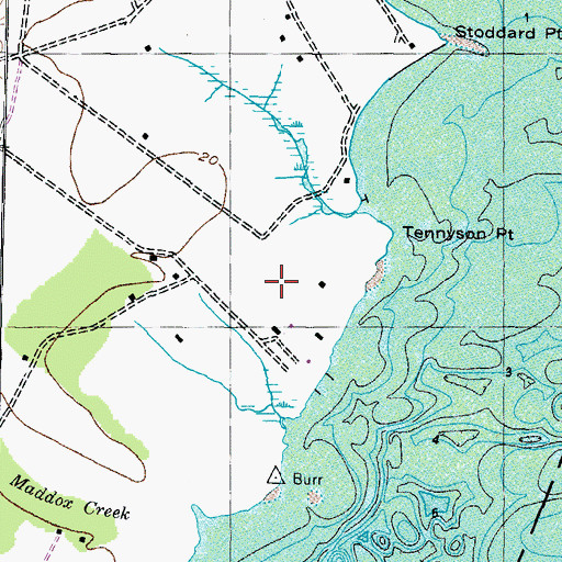 Topographic Map of Nyce Airport (historical), MD