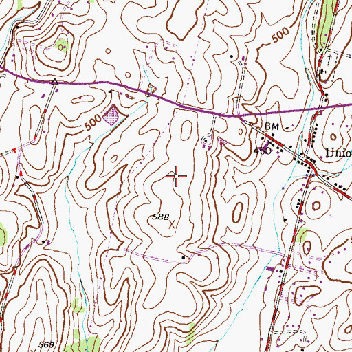 Topographic Map of Good Neighbor Farm Airport, MD