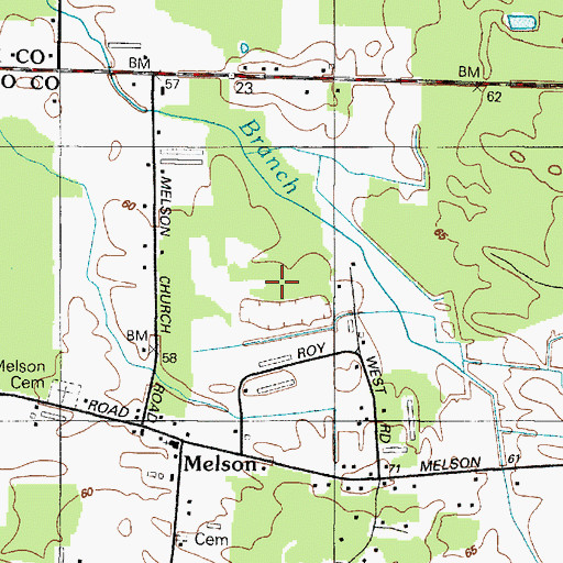 Topographic Map of Flag Harbor, MD