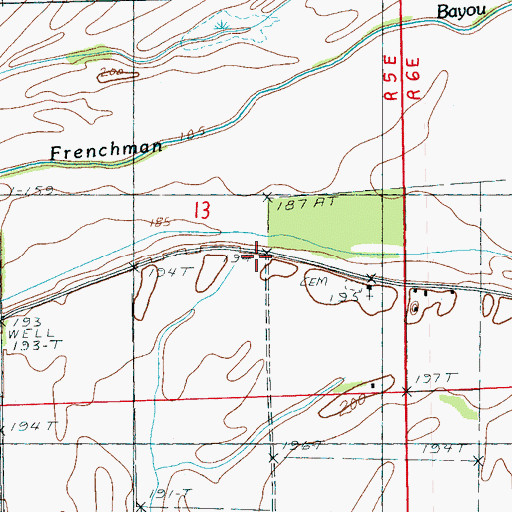 Topographic Map of Shepherd Grove School (historical), AR