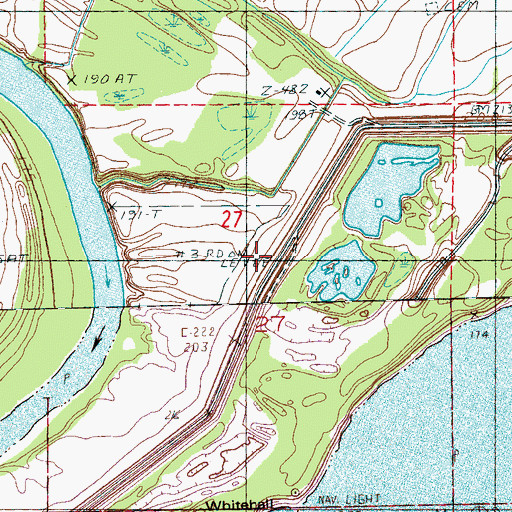 Topographic Map of Kincade Bayou (historical), AR