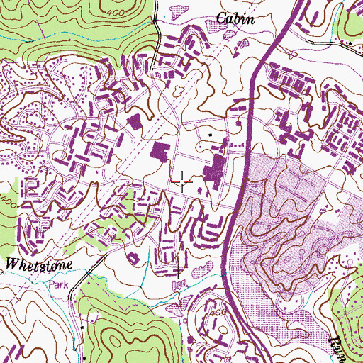 Topographic Map of Montgomery Village Post Office, MD