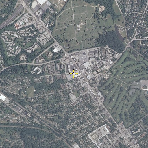 Aerial/Satellite Image of Pikesville Post Office, MD