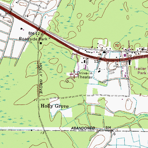 Topographic Map of WKHI-FM (Ocean City), MD
