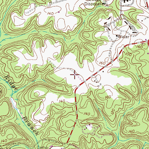 Topographic Map of WMPT-TV (Annapolis), MD