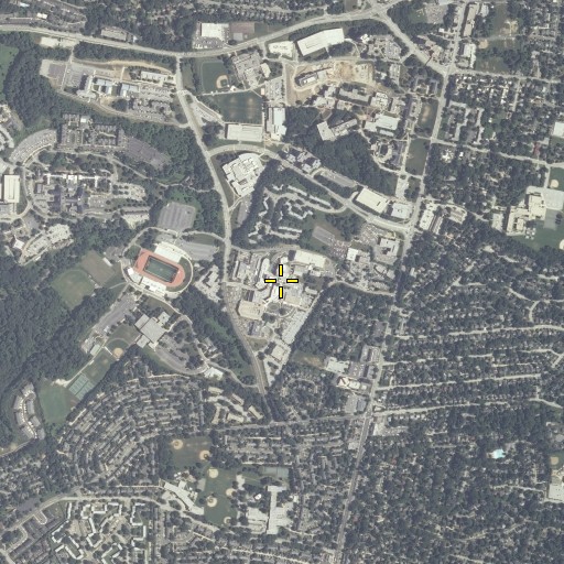 Aerial/Satellite Image of University of Maryland Saint Josephs Medical Center, MD