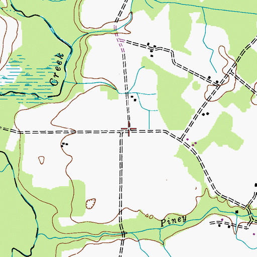 Topographic Map of Bradleysburg (historical), MD