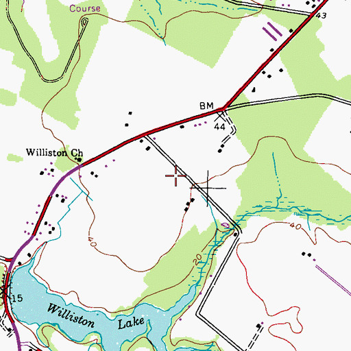Topographic Map of Caroline County 4-H Club and Youth Park, MD