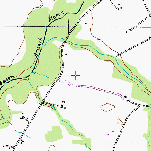 Topographic Map of Fox Field, MD