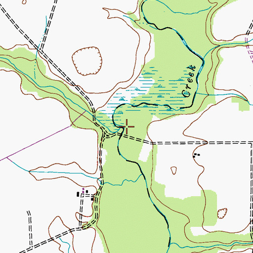 Topographic Map of Geary Millpond (historical), MD