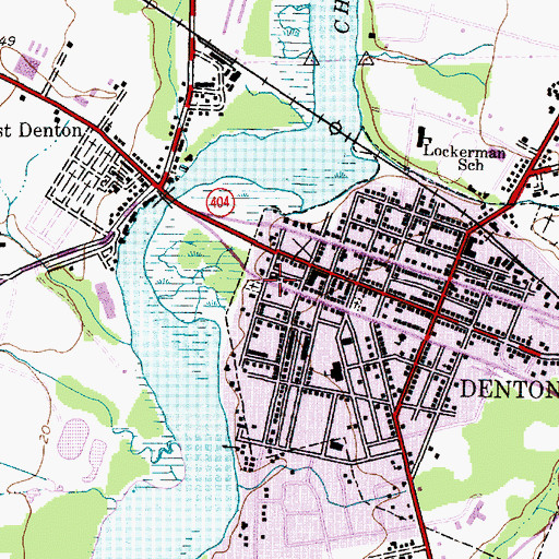 Topographic Map of Moores Chapel (historical), MD