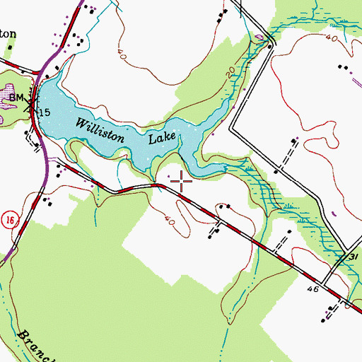 Topographic Map of Peninsula Girls Scout Camp, MD