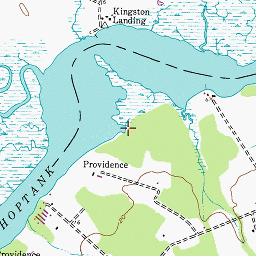 Topographic Map of Picture Hill Landing, MD
