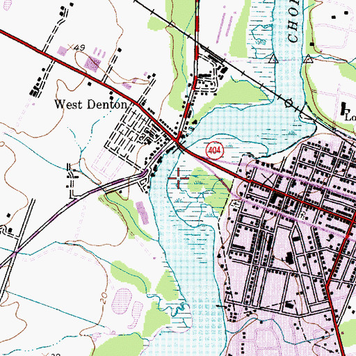 Topographic Map of Pigg Point, MD