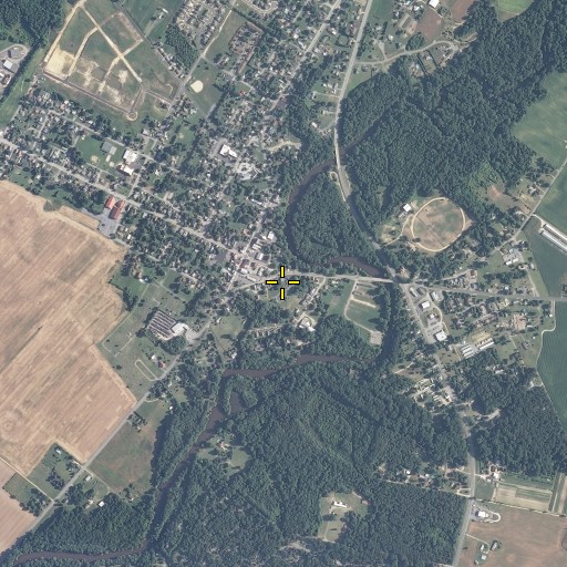 Aerial/Satellite Image of School Number 3 (historical), MD
