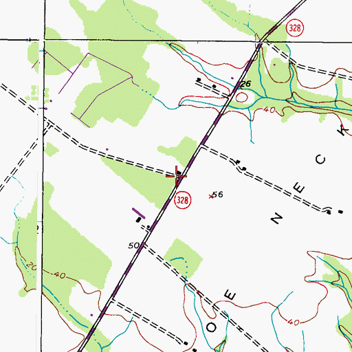 Topographic Map of School Number 5 (historical), MD