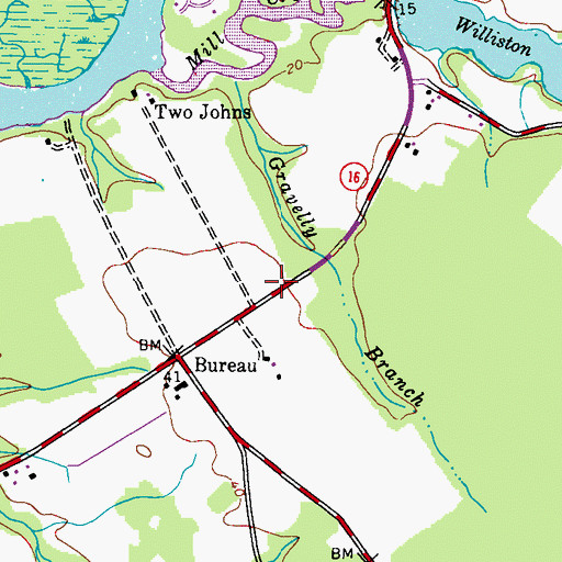 Topographic Map of School Number 9 (historical), MD