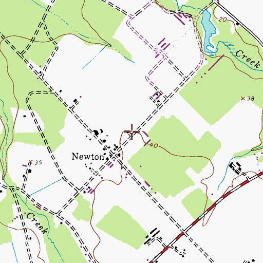 Topographic Map of School Number 10 (historical), MD