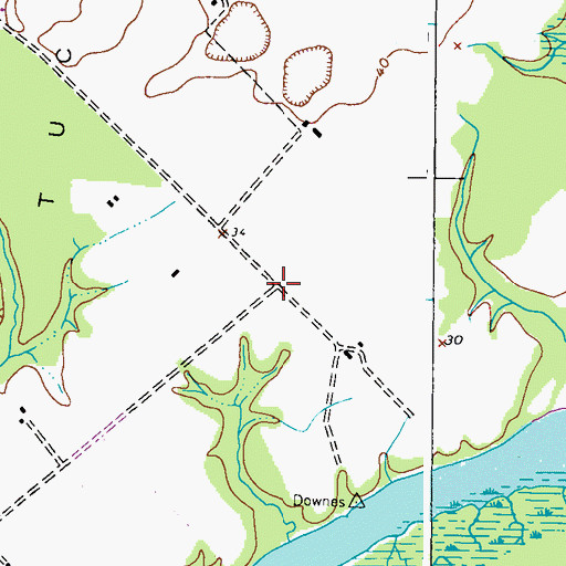 Topographic Map of School Number 14 (historical), MD