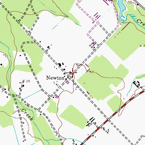 Topographic Map of Smithson Chapel, MD