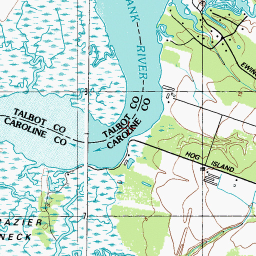 Topographic Map of Barkers Ferry (historical), MD